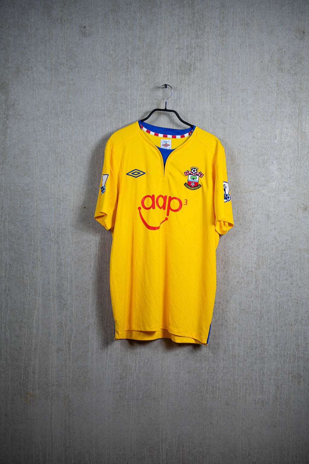 Southampton away match worn & signed De Ridder #33