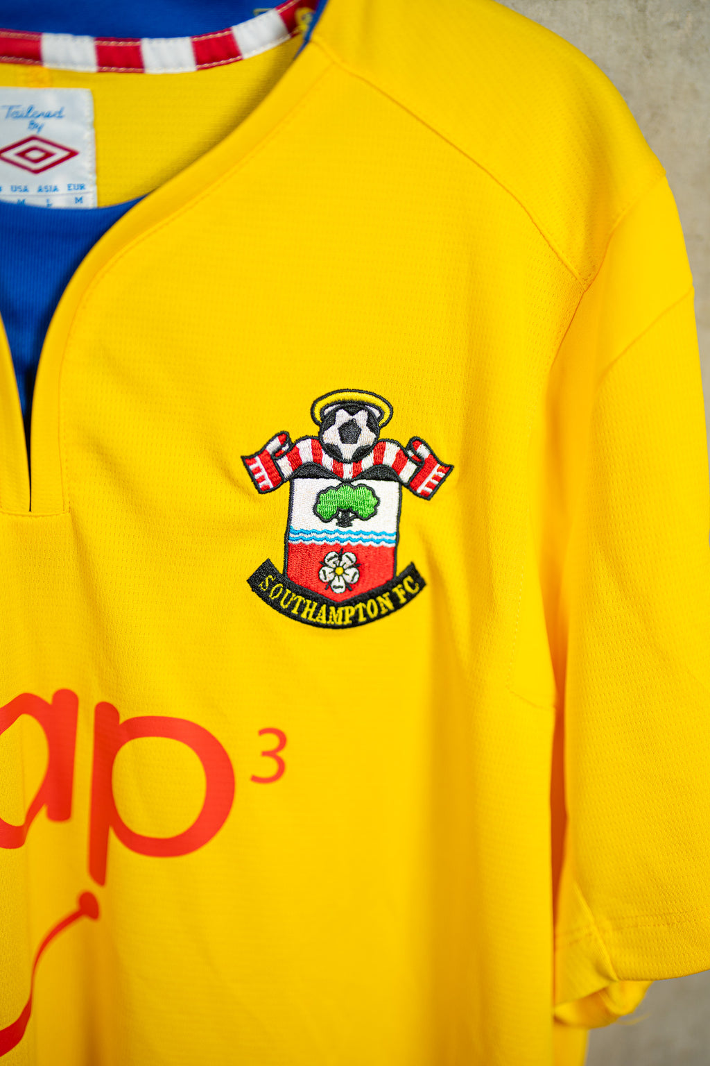 Southampton away match worn & signed De Ridder #33