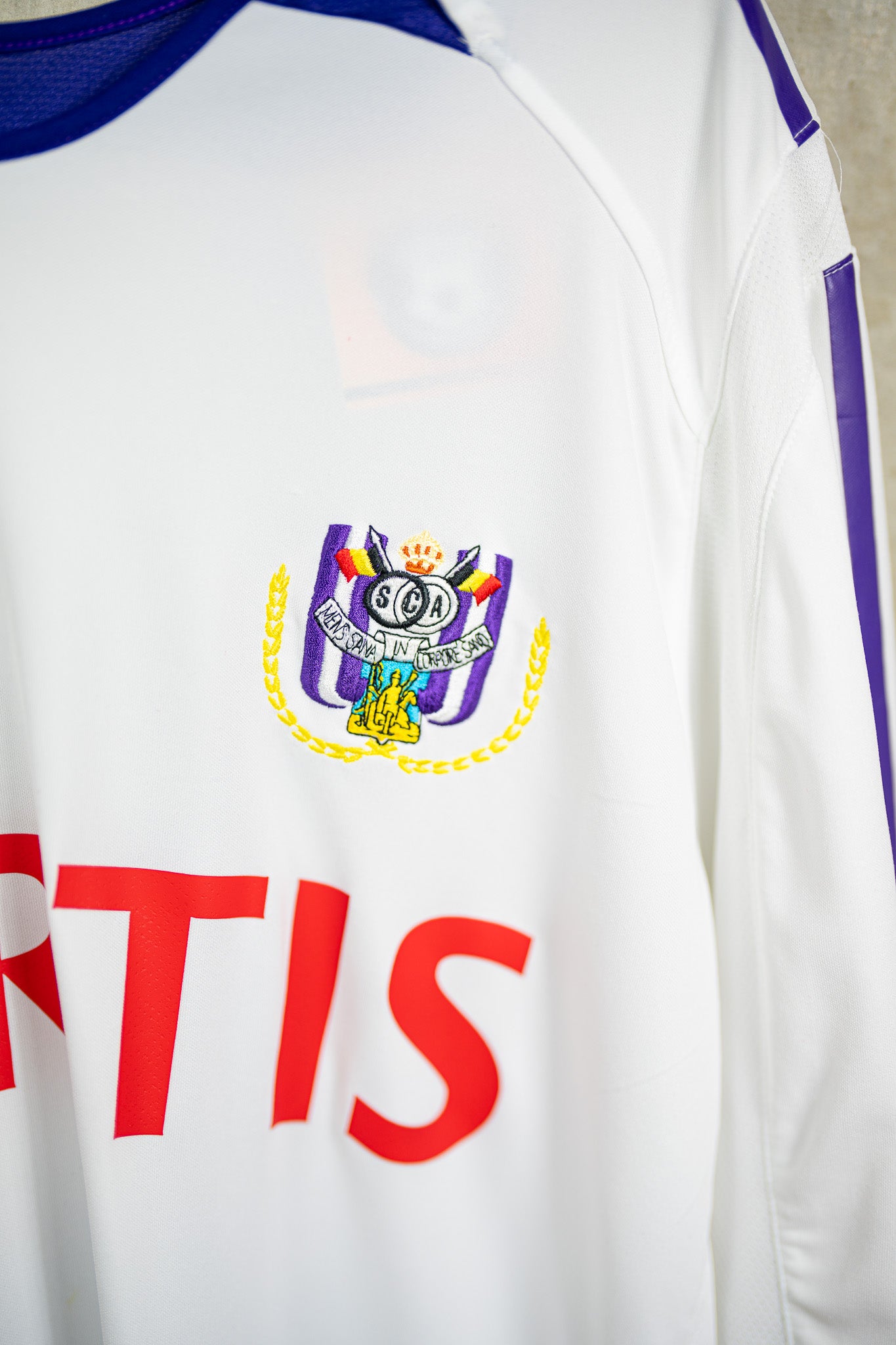 Anderlecht match worn Leiva #8