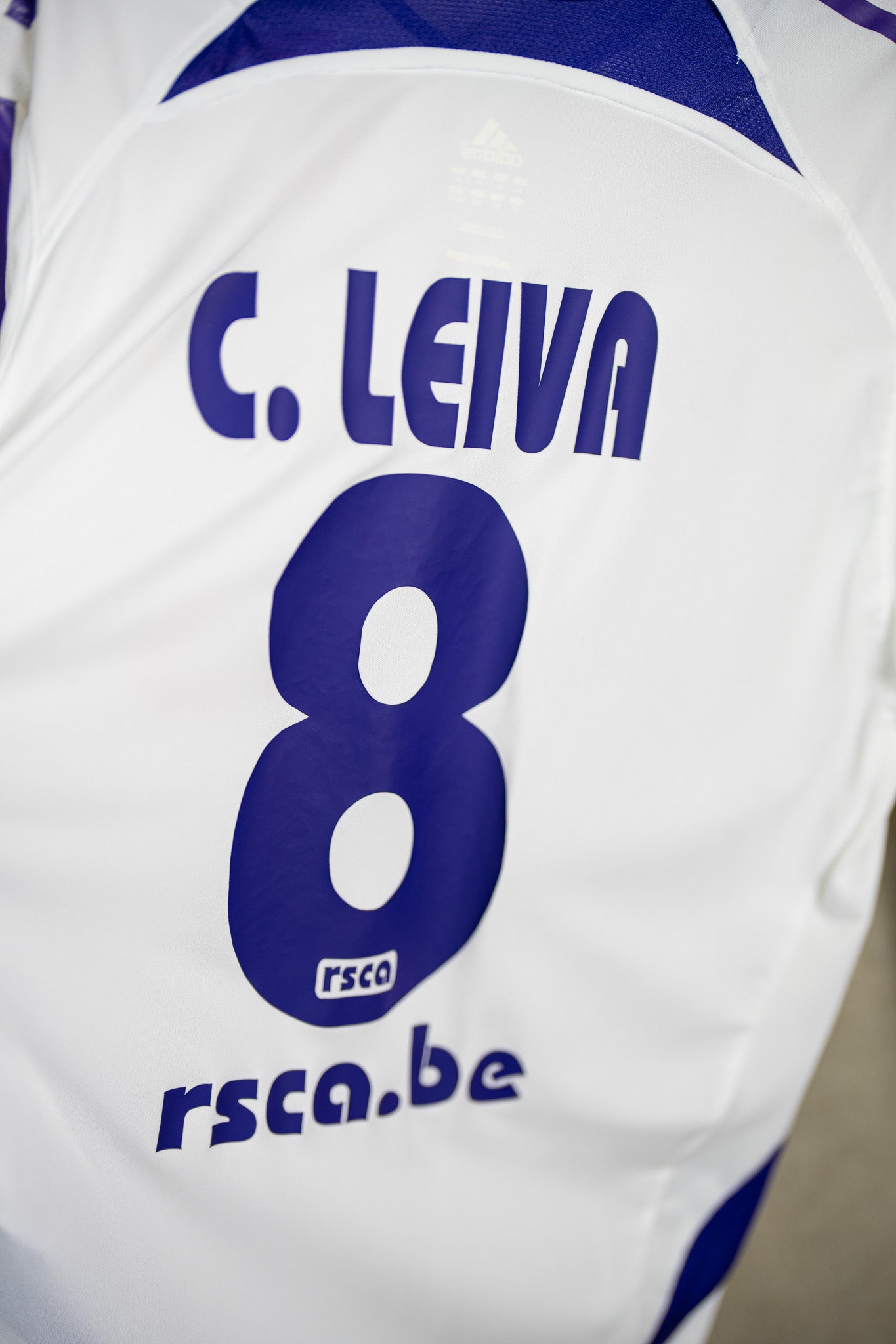 Anderlecht match worn Leiva #8