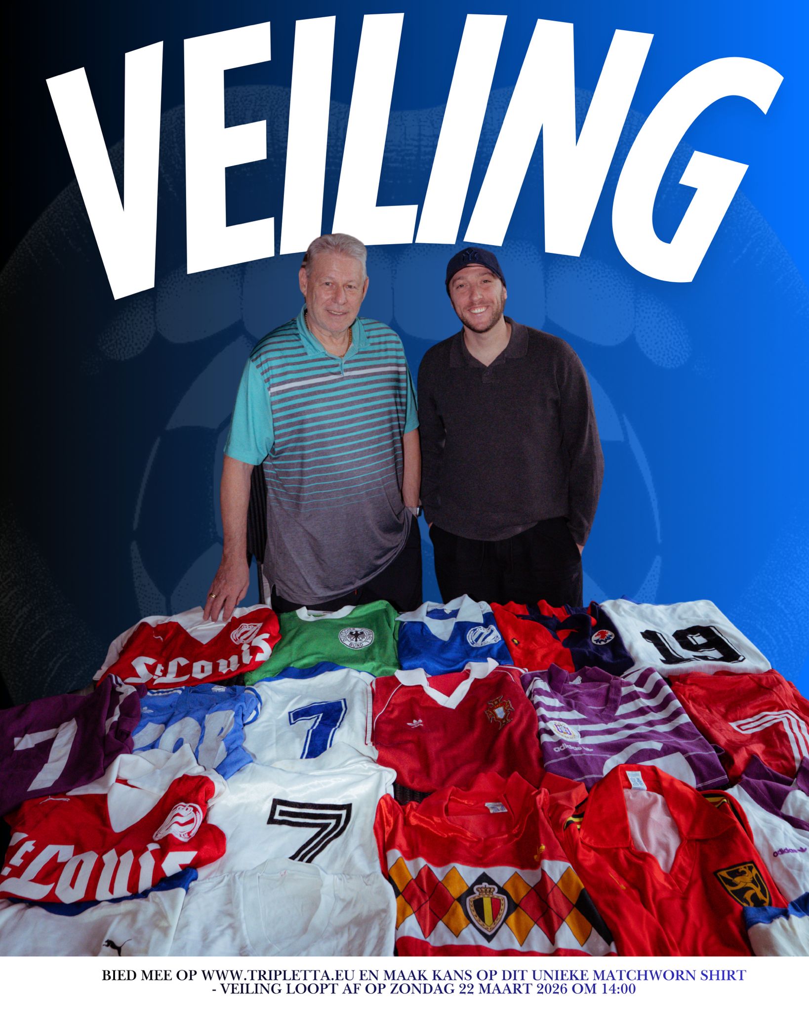 Club Brugge 1979 away René Vandereycken Match Worn