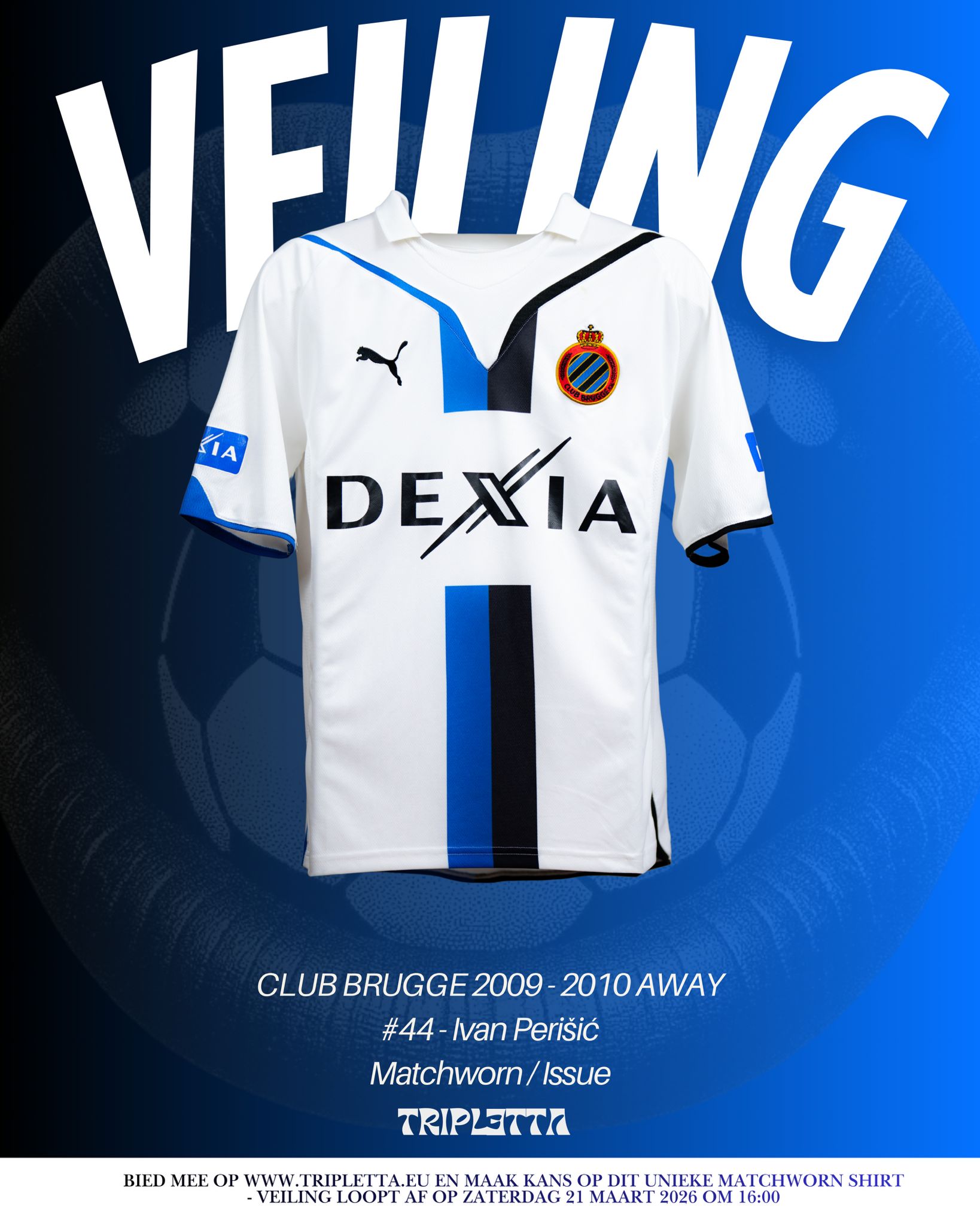 Club Brugge away 2009/2010 Ivan Perisic