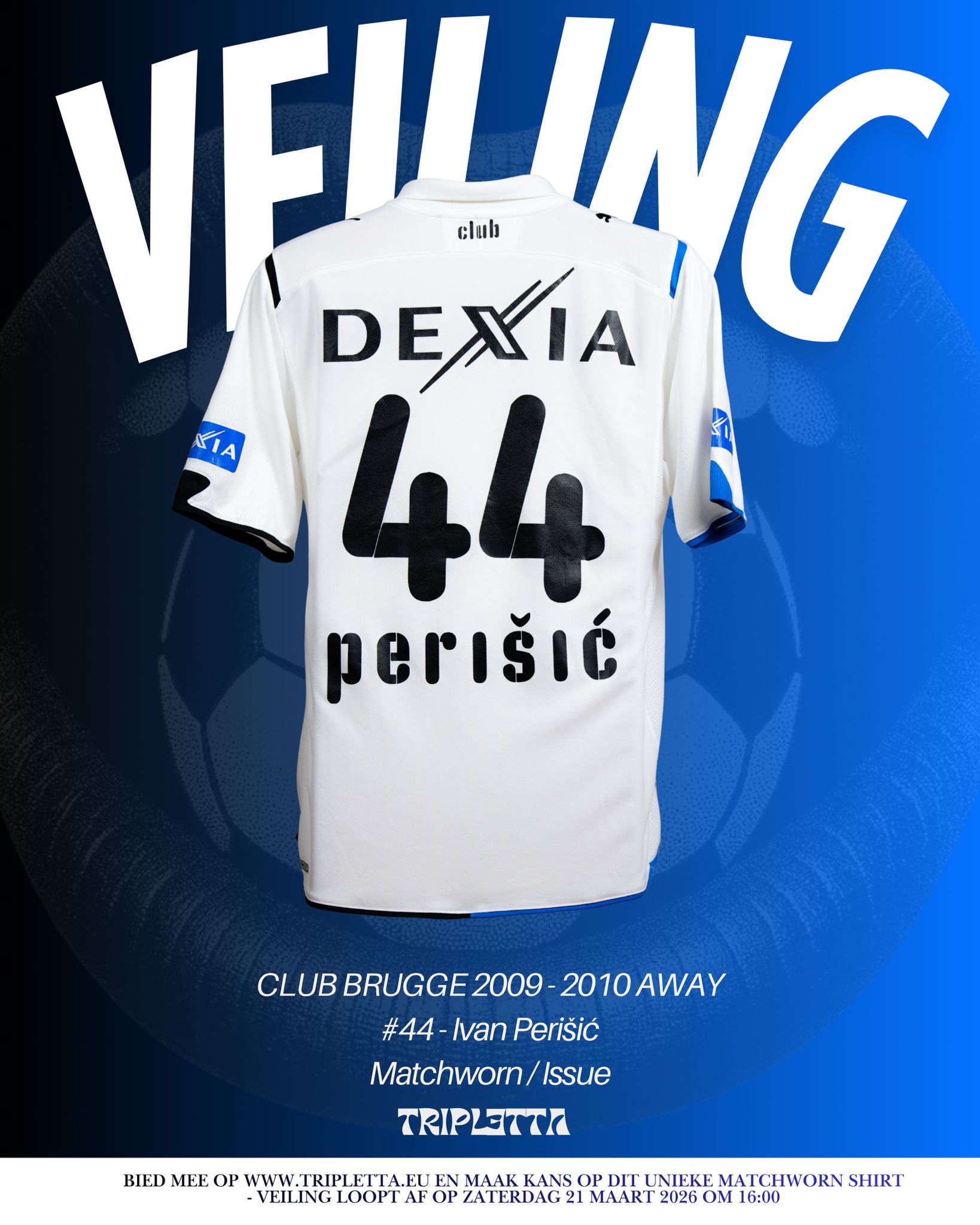 Club Brugge away 2009/2010 Ivan Perisic